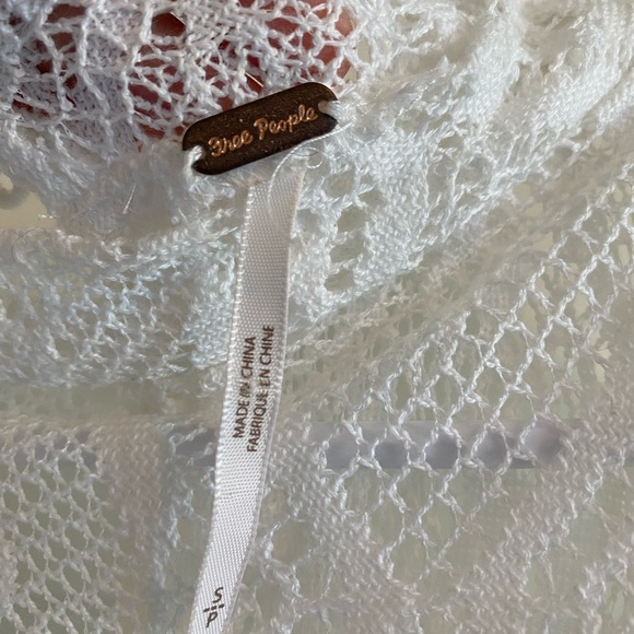 NWOT Y2K Free People White Lace Mock Dress - Picture 4 of 4